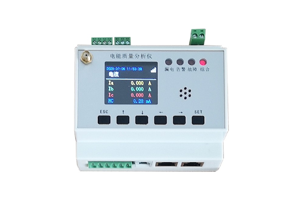 JH1738C导轨式彩屏电能品质阐发仪