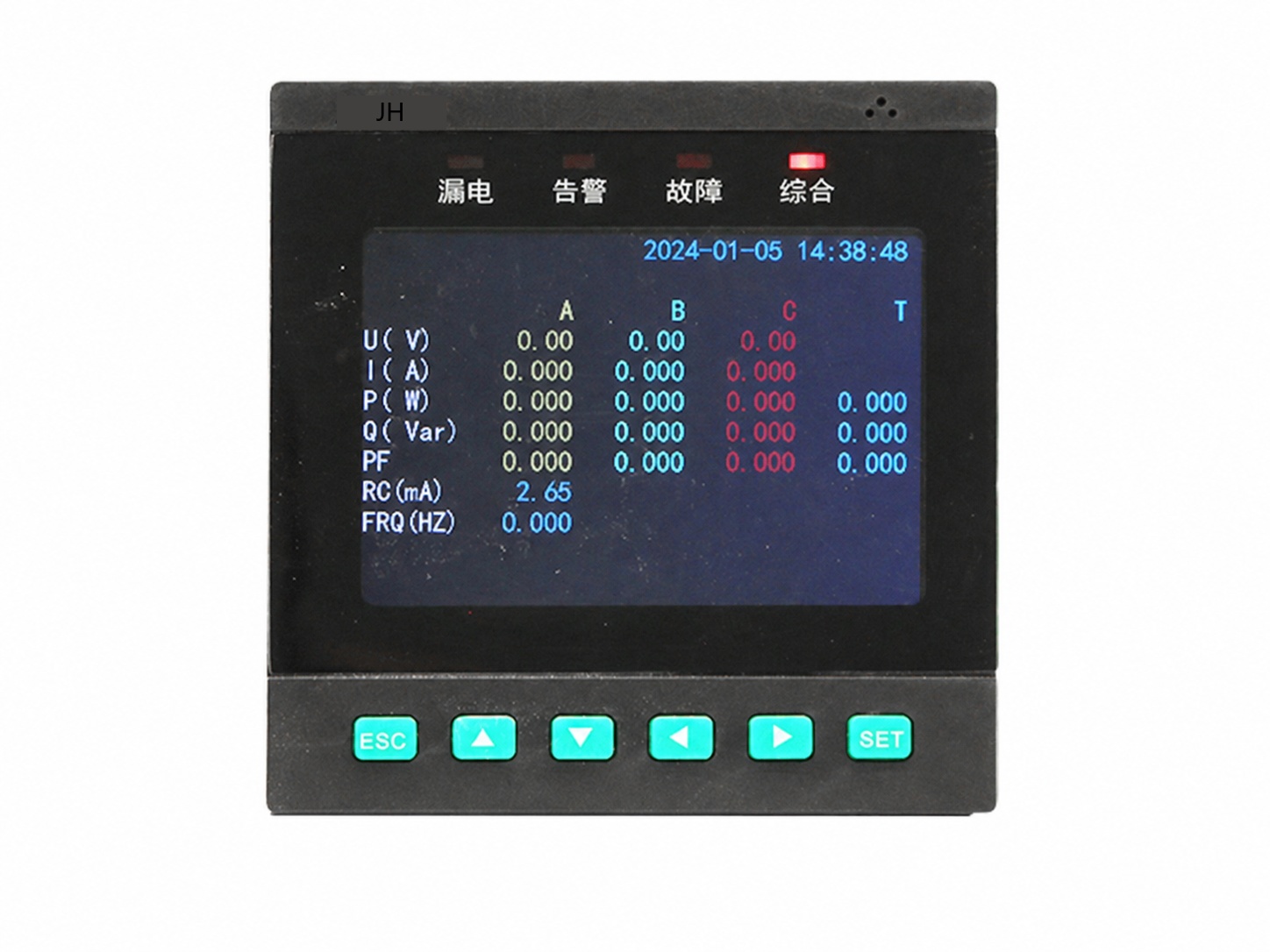 JH96 Pro嵌入式彩屏电能品质阐发仪